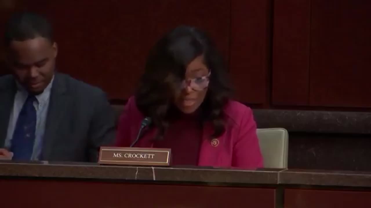 Jasmine Crockett Descends Into Profane Meltdown During Hearing Amid Swirling Scandals