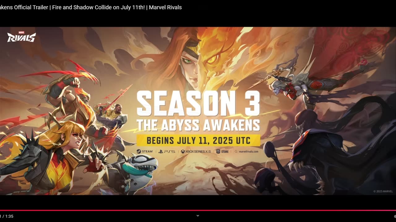 Season 3 Trailer: Marvel Rivals