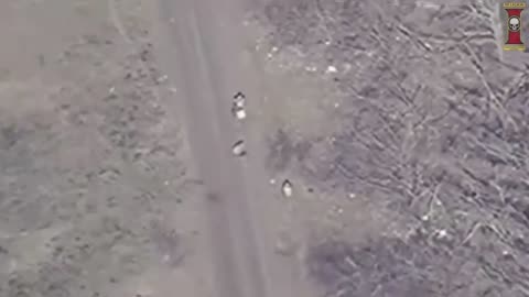 Cluster Munitions Shred Russian Infantry Group