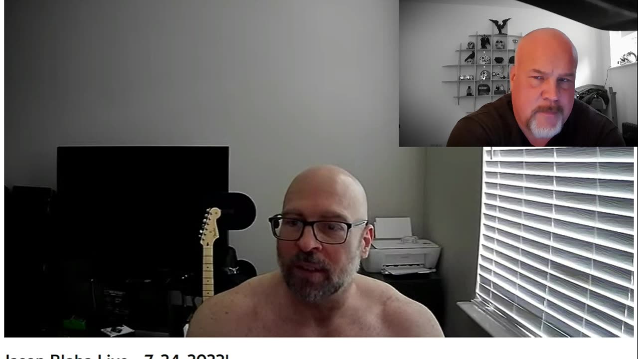 Jason Blaha's "live" gets interrupted