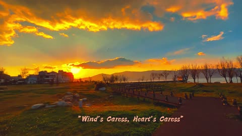 When the Sun Whispers Goodbye – Serene Nature Moment