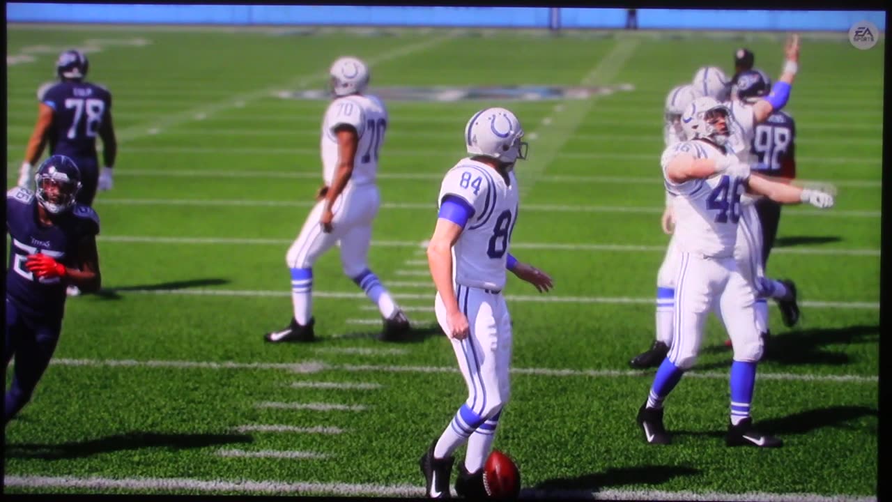 Madden: Indianapolis Colts vs Tennessee Titans (Touchdowns)