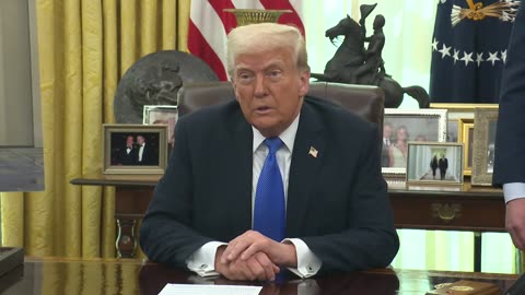 Trump takes questions from reporters after announcing fighter jet contract - March 21, 2025