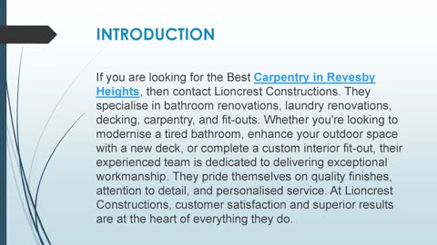 Best Carpentry in Revesby Heights