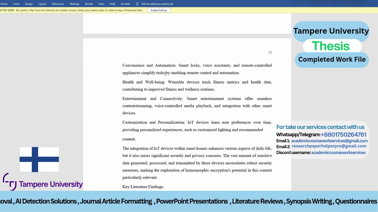 Student Work (Thesis) | Circular Economy Innovations | Tampere University