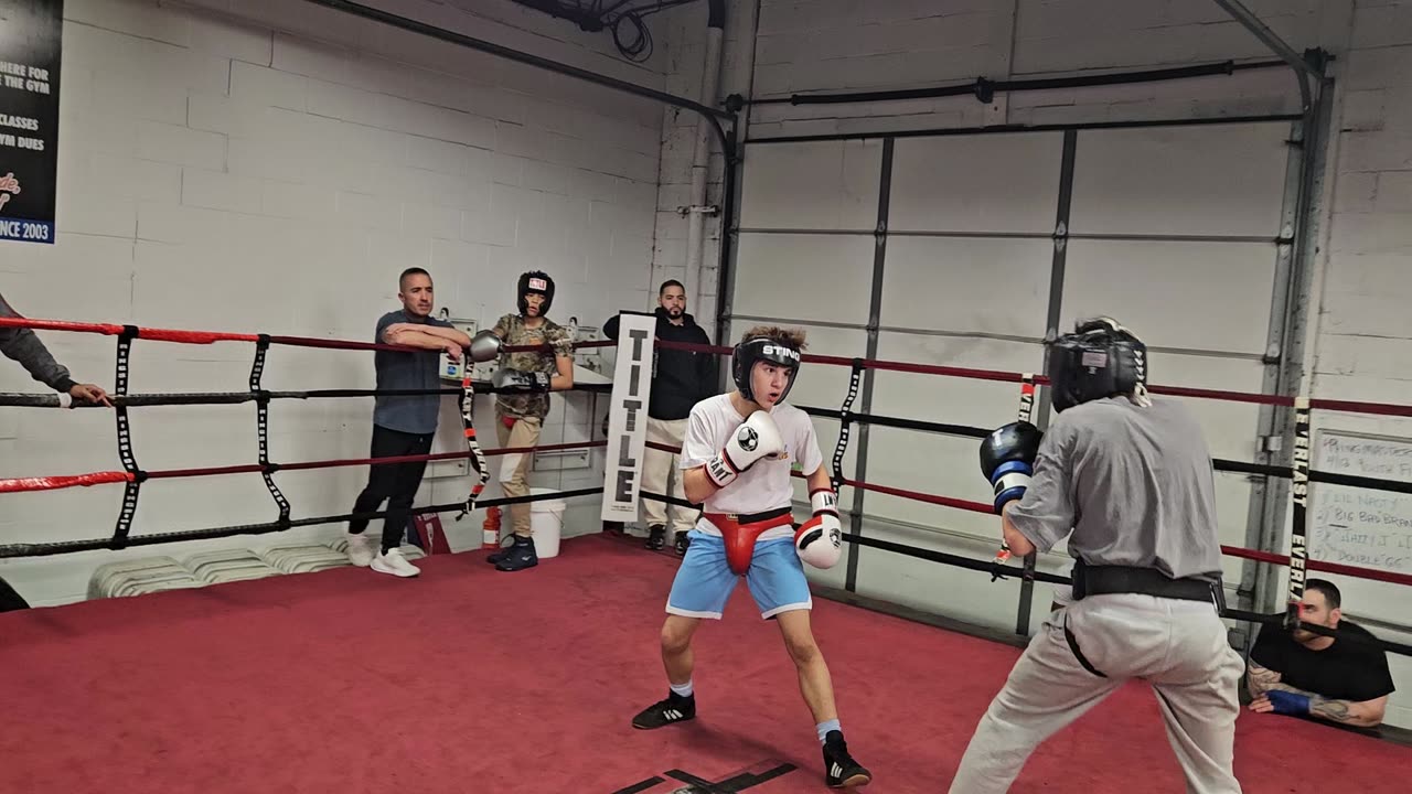 Joey sparring Ryan 1. 4/1/25
