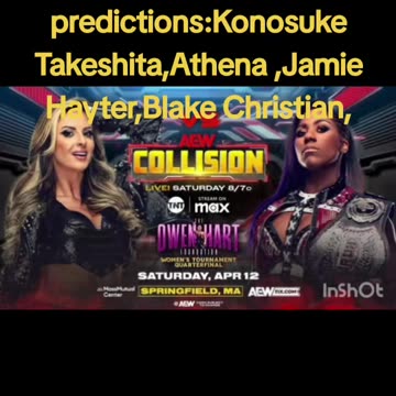 AEW Collision predictions