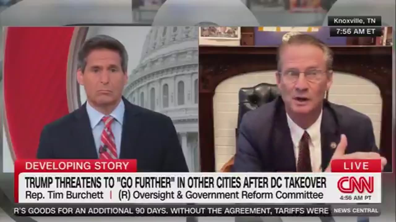 Tennessee Rep. Tim Burchett just dropped a TRUTH BOMB on CNN.