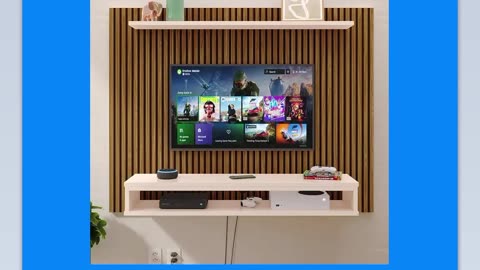 Painel Suspenso Nairóbi Prateleira Superior Nicho Tv até 48 Polegadas Sala Estar Quarto