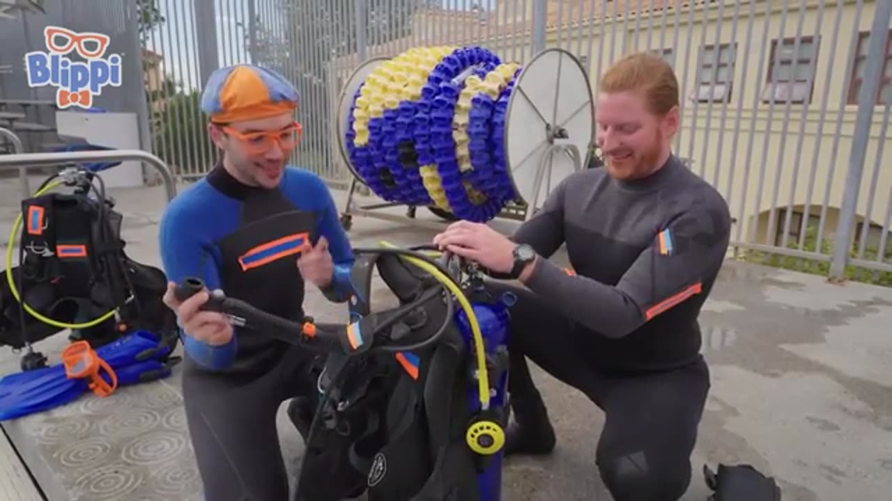 SD Scuba Diving | Blippi | Moonbug Kids - Fun Zone