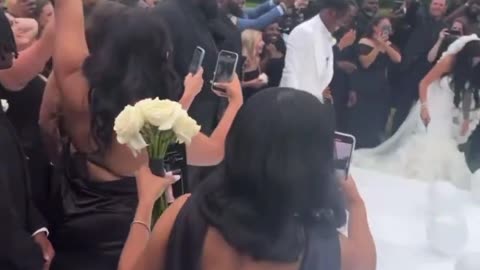 Travis Hunter Surprise His Wife with a Black Mercedes-Benz AMG G63 BRABUS 800 at Their Wedding Day