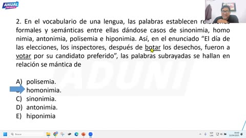 ANUAL ADUNI 2025 | Semana 07 | Lenguaje | RV | Literatura