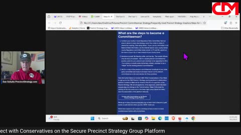 Precinct Strategy Necessary political "grunt work." Dan Schultz September 2 2025