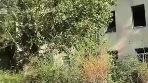 Russians hit a hospital in Sloviansk with Shahed UAV.