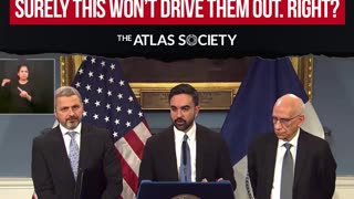 Raise taxes. Shrink the tax base.