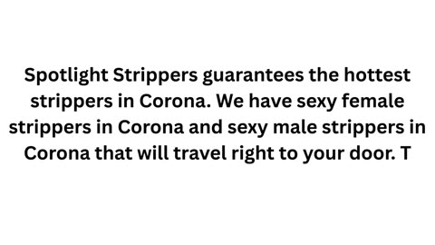 Male Strippers Corona
