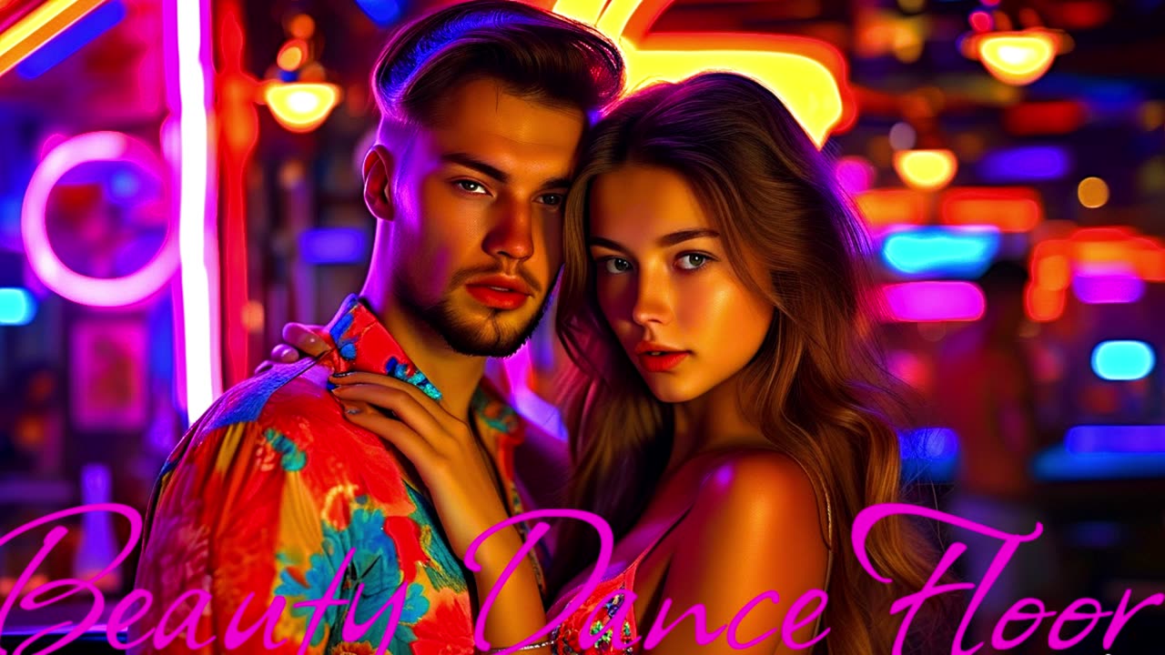 Electronic Music. Song Beauty on the Dance Floor.