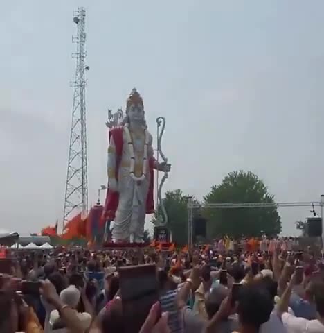 Strange god erected in Canada!