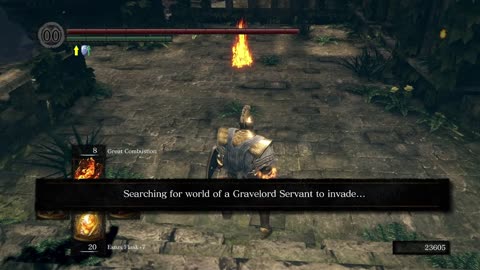 Dark Souls Remastered | Invading and defeating a Gravelord Servant & disasters vanish