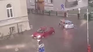 Burze i Ulewy nad Polską Żmigród po burzy.