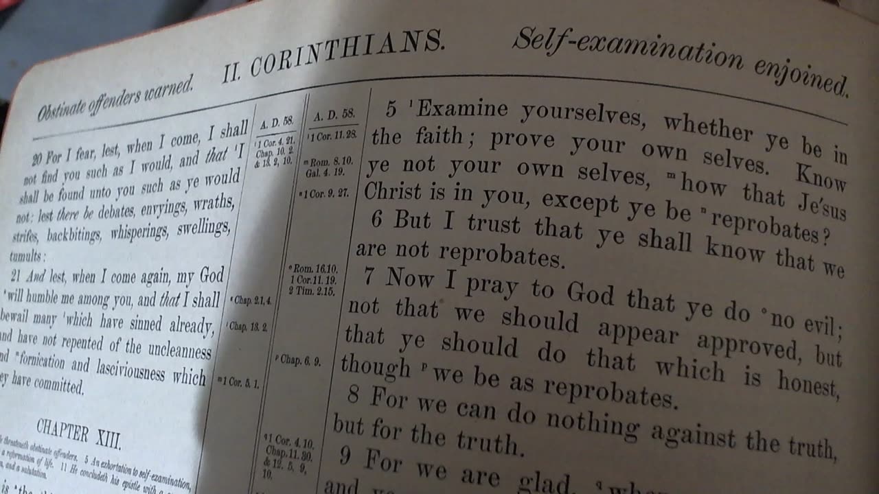 Act like Christ is in you.