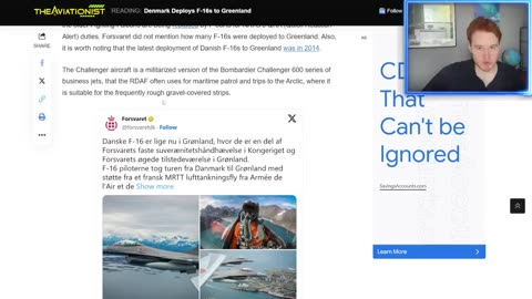 Denmark *DEPLOYS* F16's to stop US takeover of Greenland?-Depressed Ginger