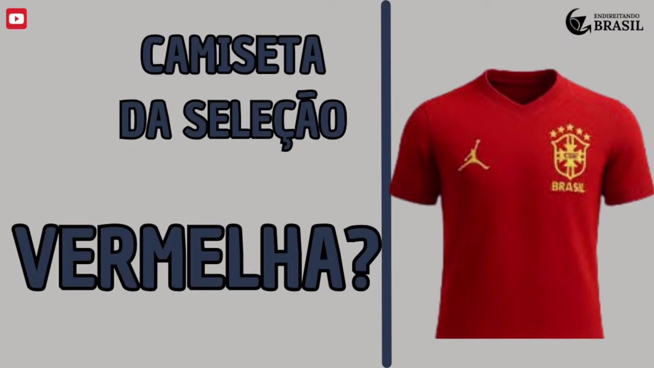 CAMISETA DA SELEÇÃO VERMELHA?
