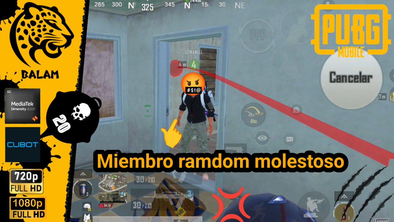 Pubg Mobile | partida en clasificatoria pero...