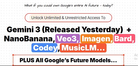 Unlock Google Gemini 3 + All Future Google AI Models | Unlimited Access Revealed!