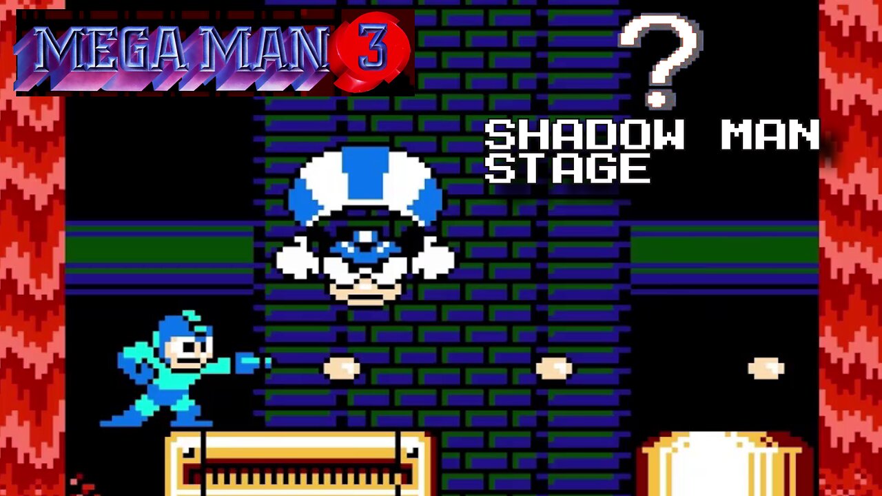 Mega Man 3 (NES) - '?' Shadow Man stage
