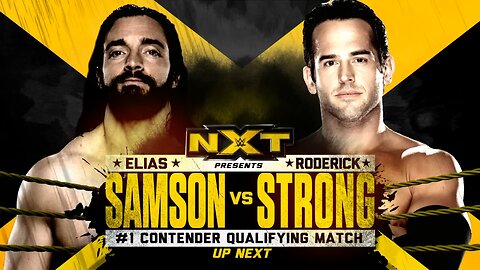 Elias Samson vs Roderick Strong - #1 Contenders Qualifying Match (Full Match)