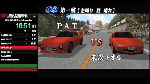 頭文字Dｽﾍﾟｼｬﾙｽﾃｰｼﾞ ｽﾊﾞﾙ ｲﾝﾌﾟﾚｯｻ WRX Version Ⅵ VS藤原拓海 妙義 右回り