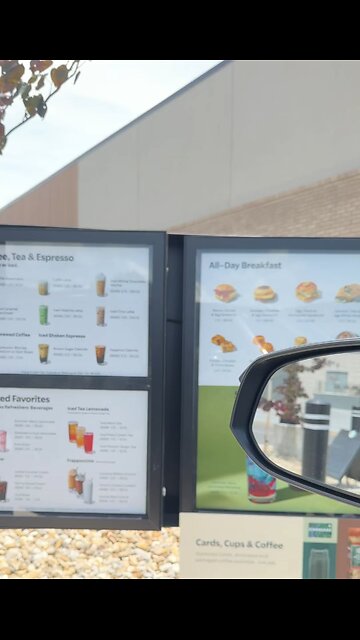 Trying the new Starbucks Drink