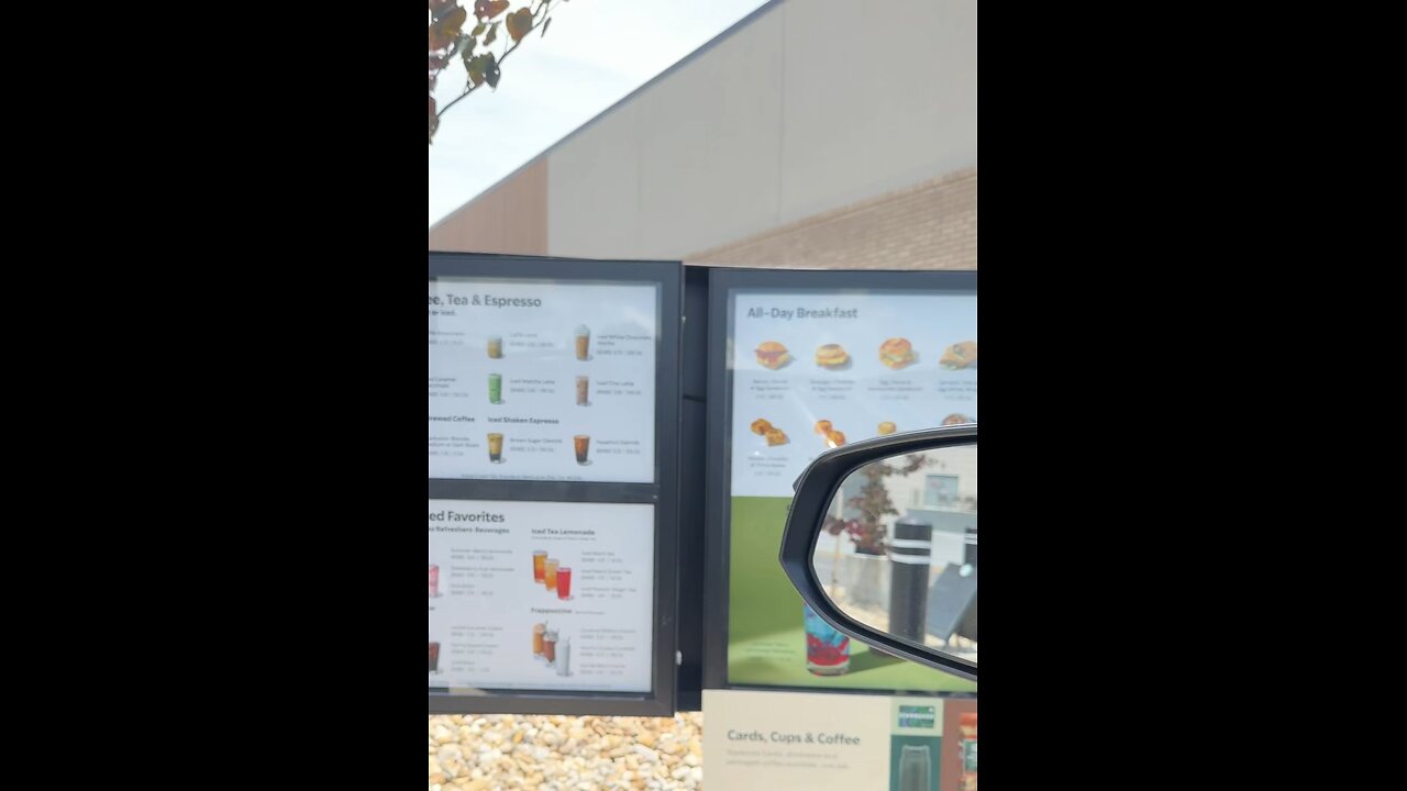 Trying the new Starbucks Drink