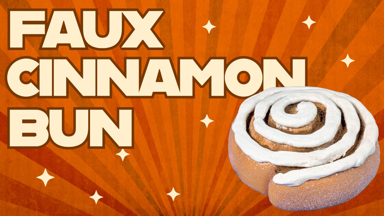 Faux Cinnamon Bun