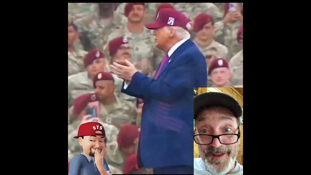 Oh my Godses these poor soldiers forced to attend the dictators party 😂😂😂. #Trump
