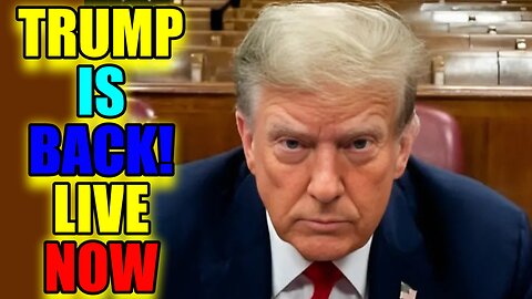 Trump is BACK Live!