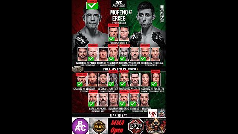 Picks on UFC Mexico - Brandon Moreno vs. Moreno