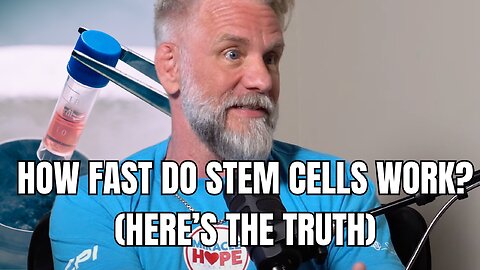 How Fast Do Stem Cells Work? Here’s the Truth