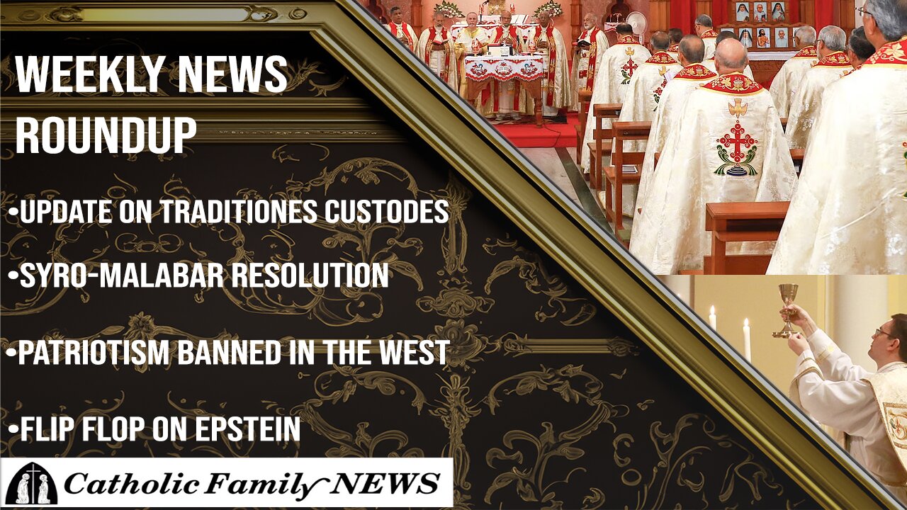 Weekly News Roundup July 16th, 2025 | Update on Traditiones Custodes, the Syro-Malabar Resolution