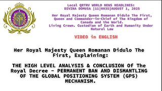 THE HIGH LEVEL ANALYSIS & CONCLUSION Of The Royal Decree - PERMANENT BAN AND DISMANTLING THE GPS..