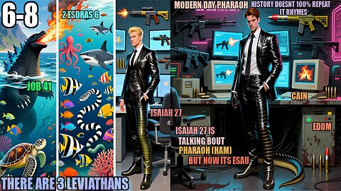 Isaiah 27 Three Leviathans, Dragons, Multi-Fold And Hard Scriptures, Branches Grafted In/Out 6-8