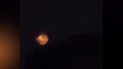 Orange UFO over Oregon