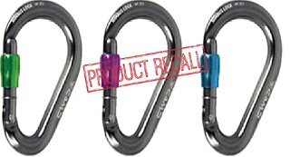 Carabiners recalled may just break during use