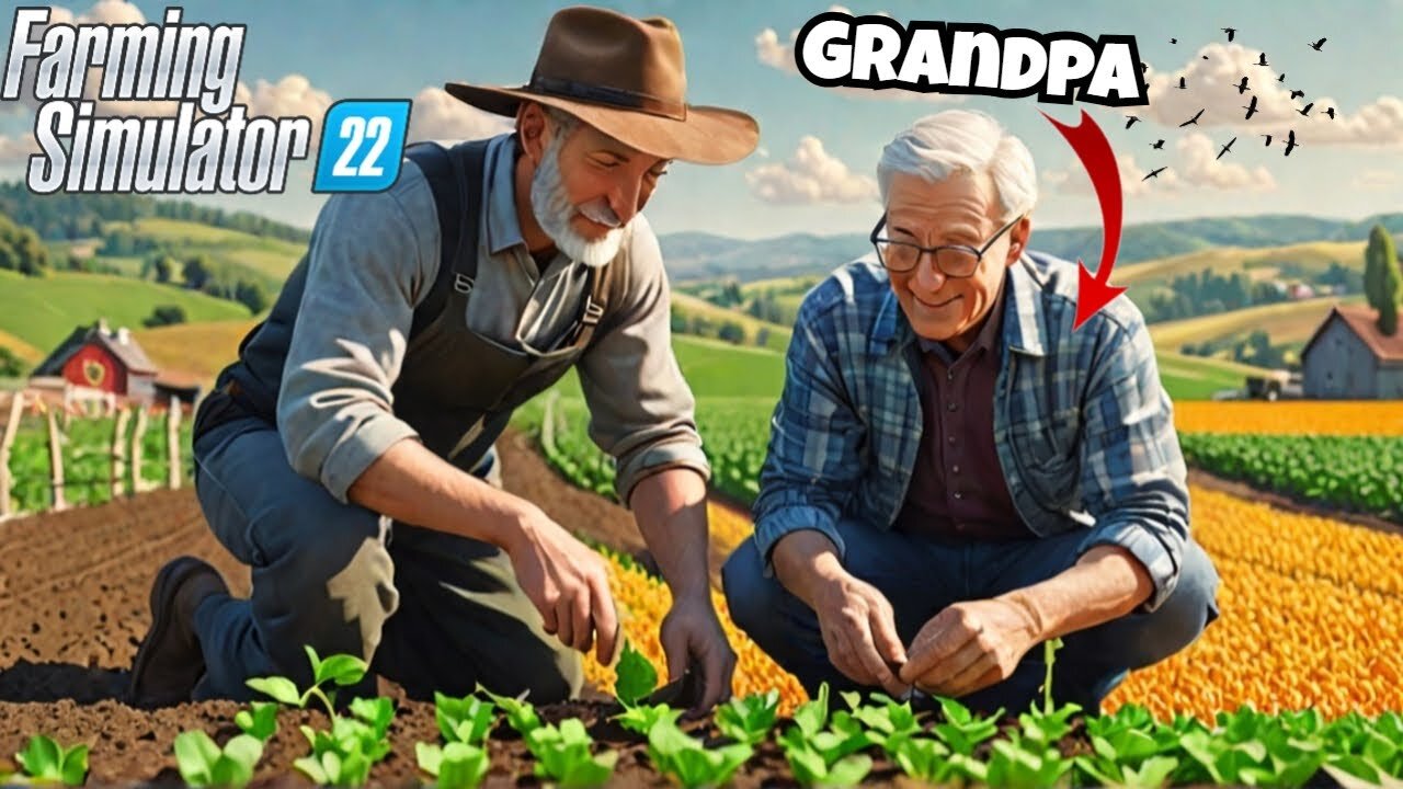 Starting a New FARM with my GRANDPA | Kallebach | Farming simulator 22