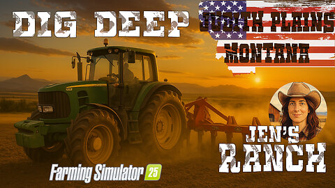 Subsoiling in Montana | FS25 | Buffalo Ridge Ranch Ep 2 – Groundwork & Grit