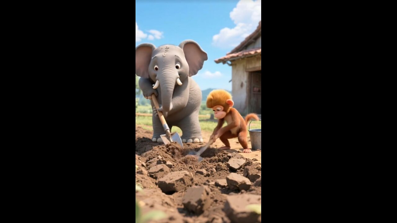 Elephant🐘 Monkey🐒 Friendship🥰Part 2