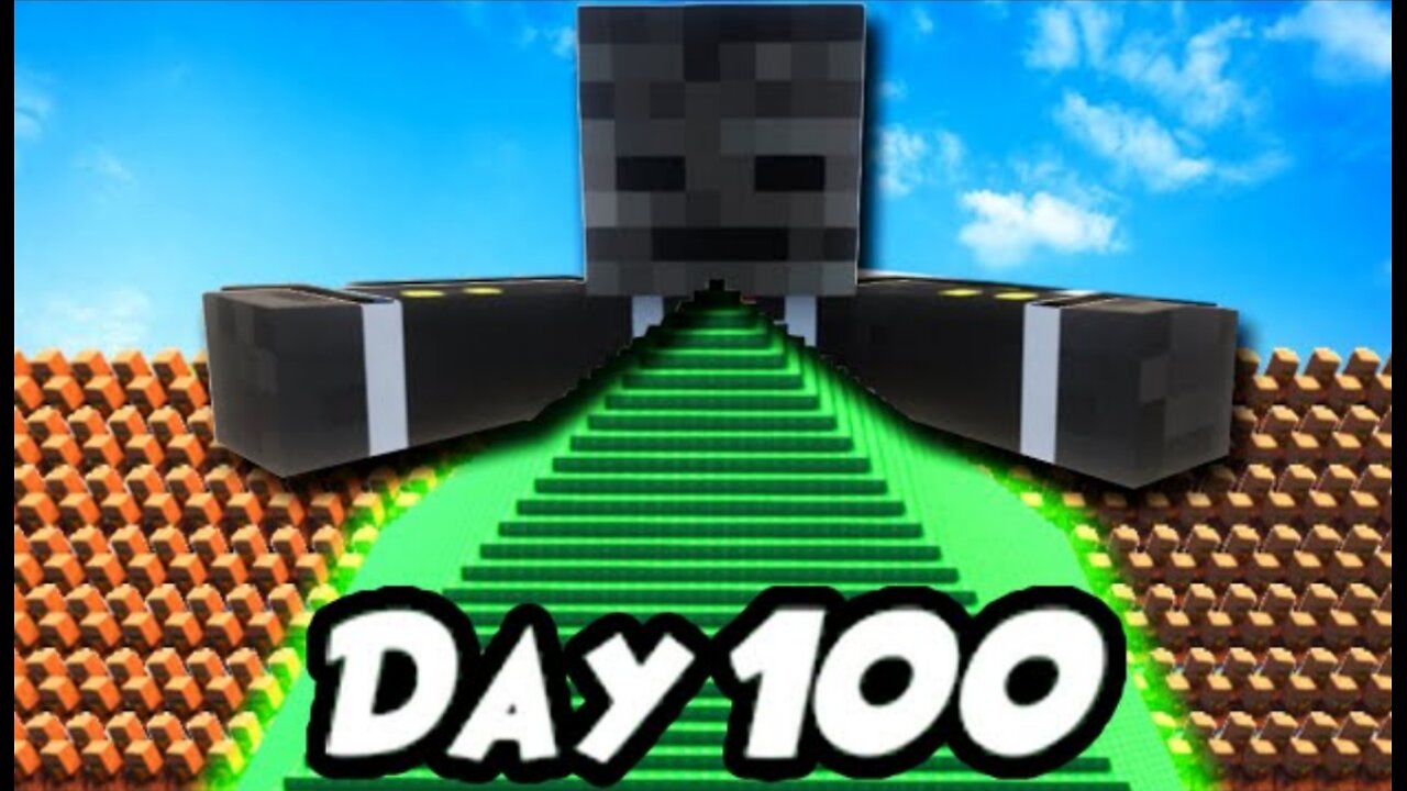 100 days Minecraft video