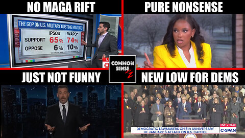 Trump MAGA Support Peaks: Enten Poll, Crockett Lies on View, Kimmel Blasts Maduro, Dems J6 Vigil