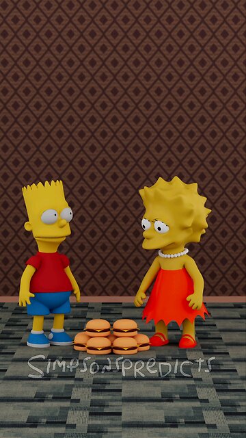 Bart’s Sneaky Burger Heist! 🍔😎 #shorts #funny